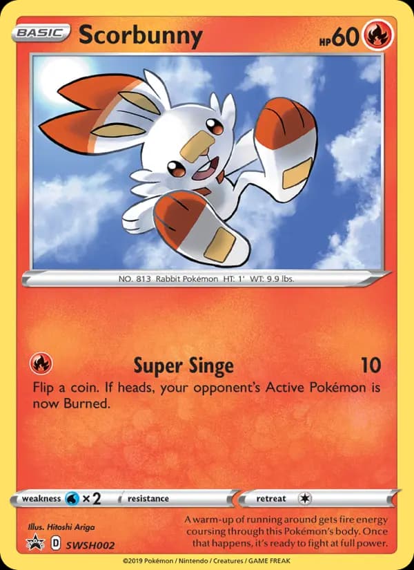 Scorbunny — SWSH Black Star Promos, None