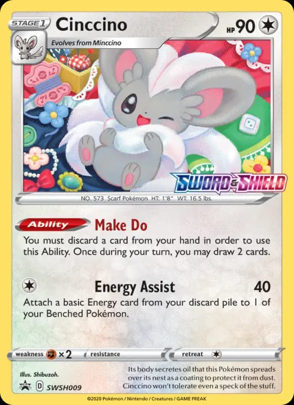 Cinccino — SWSH Black Star Promos, None