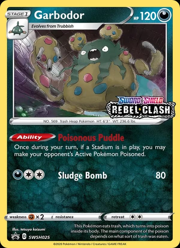 Garbodor — SWSH Black Star Promos, Rare