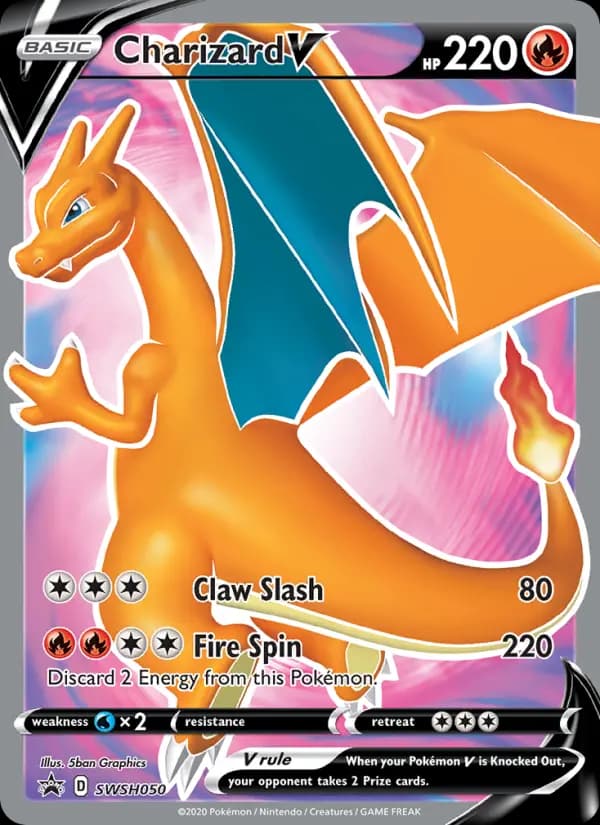 Charizard V — SWSH Black Star Promos, None
