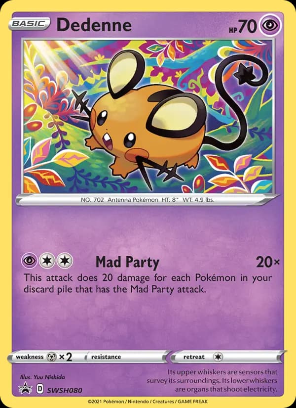 Dedenne — SWSH Black Star Promos, None