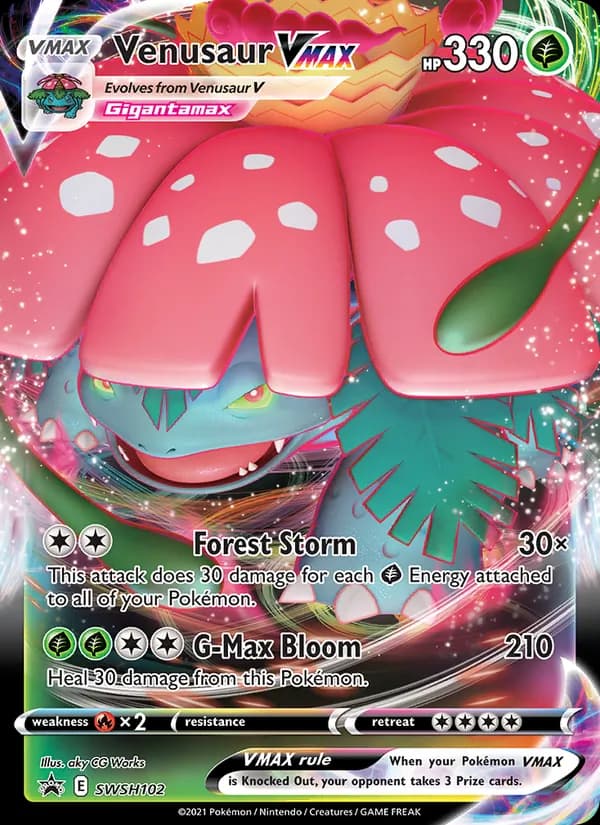 Venusaur VMAX — SWSH Black Star Promos, None
