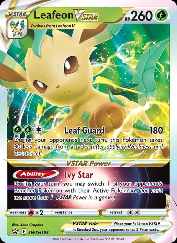 Leafeon VSTAR — SWSH Black Star Promos, None