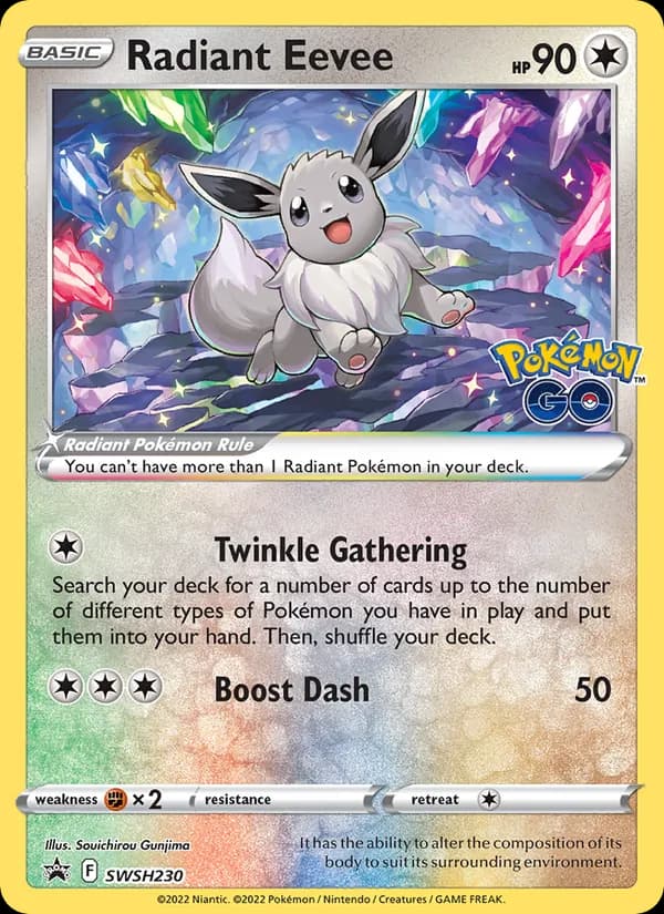 Radiant Eevee — SWSH Black Star Promos, Ultra Rare