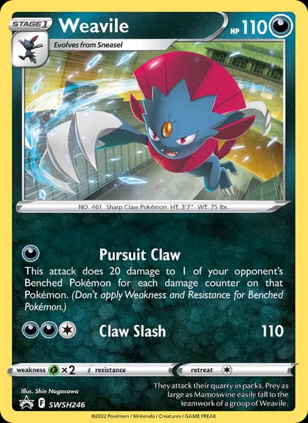 Weavile — SWSH Black Star Promos, None
