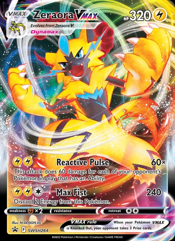 Zeraora VMAX — SWSH Black Star Promos, None