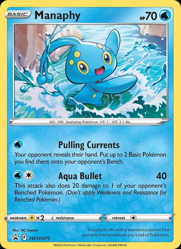 Manaphy — SWSH Black Star Promos, None