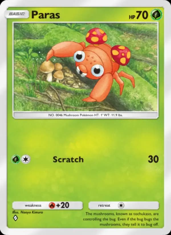 Paras — Genetic Apex, One Diamond