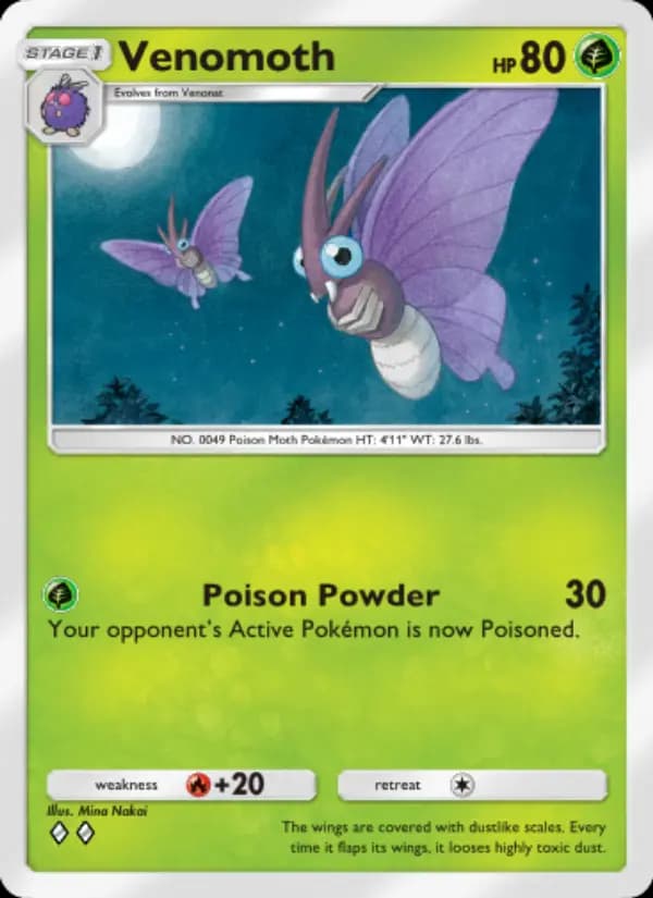 Venomoth — Genetic Apex, Two Diamond