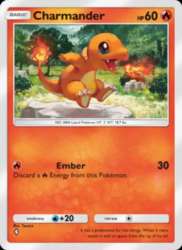 Charmander — Genetic Apex, One Diamond