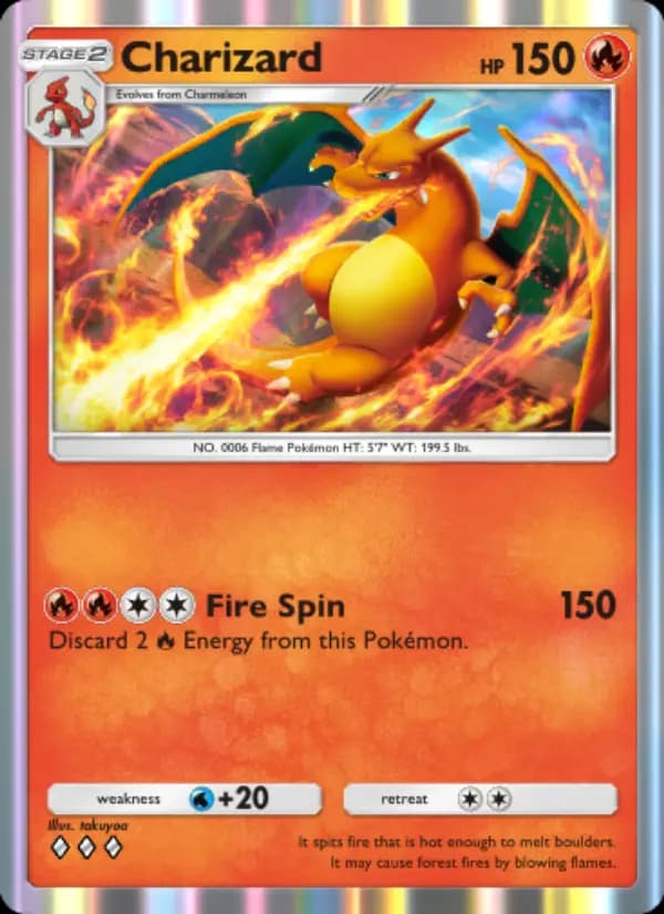 Charizard — Genetic Apex, Three Diamond