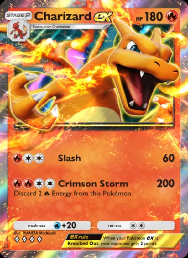 Charizard ex — Genetic Apex, Four Diamond