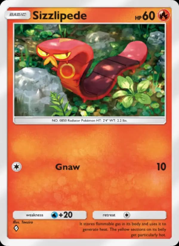 Sizzlipede — Genetic Apex, One Diamond