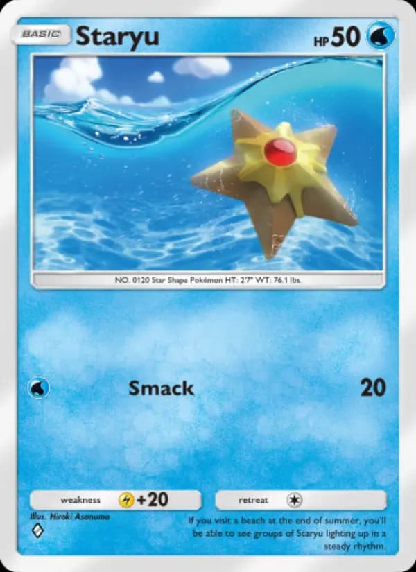 Staryu — Genetic Apex, One Diamond