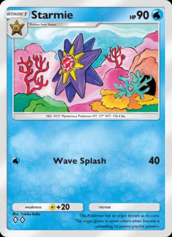 Starmie — Genetic Apex, Two Diamond