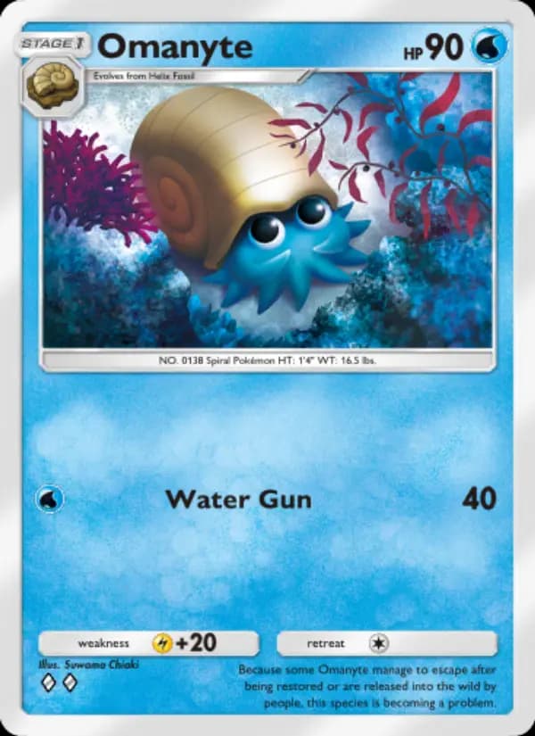 Omanyte — Genetic Apex, Two Diamond