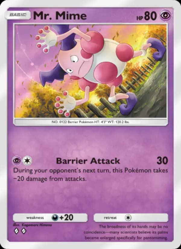 Mr. Mime — Genetic Apex, Two Diamond