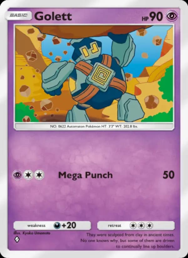 Golett — Genetic Apex, One Diamond