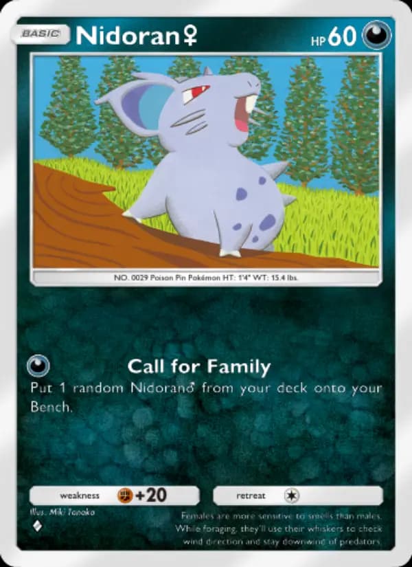 Nidoran♀ — Genetic Apex, One Diamond
