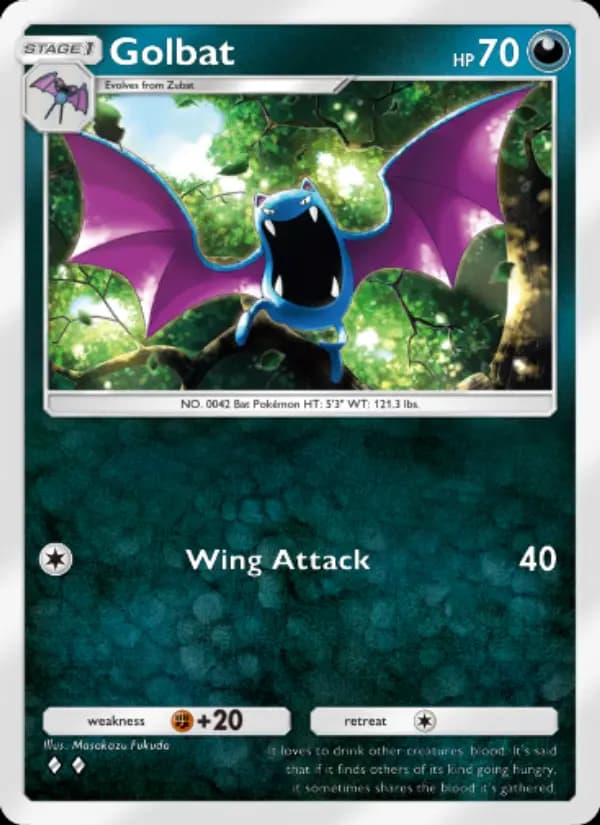 Golbat — Genetic Apex, Two Diamond