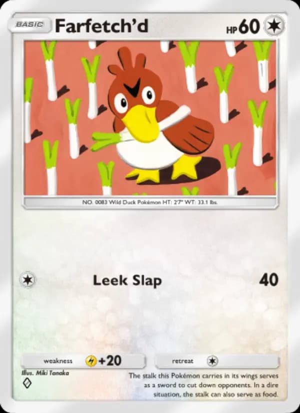 Farfetch'd — Genetic Apex, One Diamond