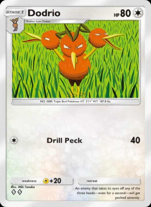 Dodrio — Genetic Apex, Two Diamond