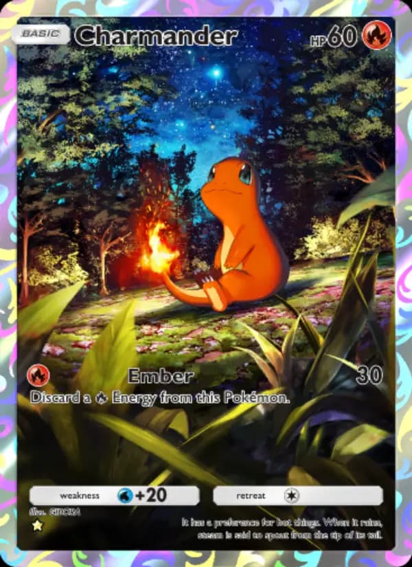 Charmander — Genetic Apex, One Star