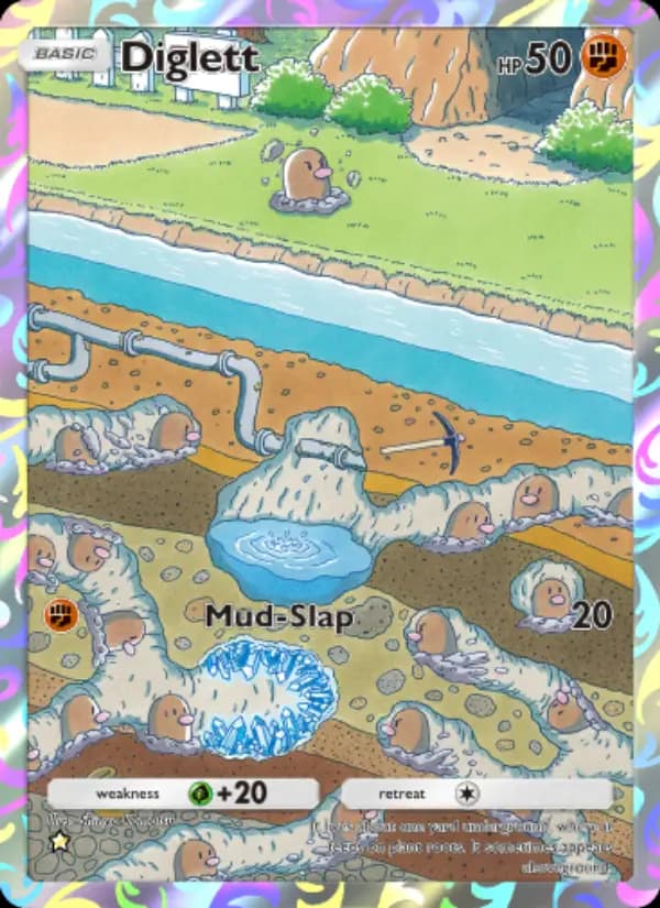 Diglett — Genetic Apex, One Star