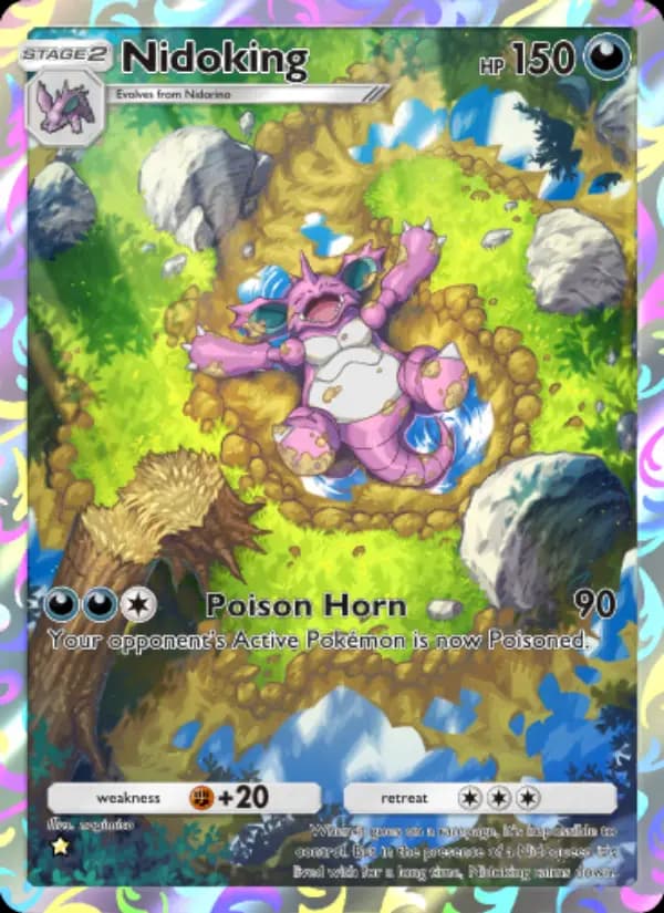 Nidoking — Genetic Apex, One Star