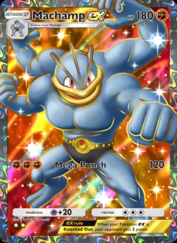 Machamp ex — Genetic Apex, Two Star
