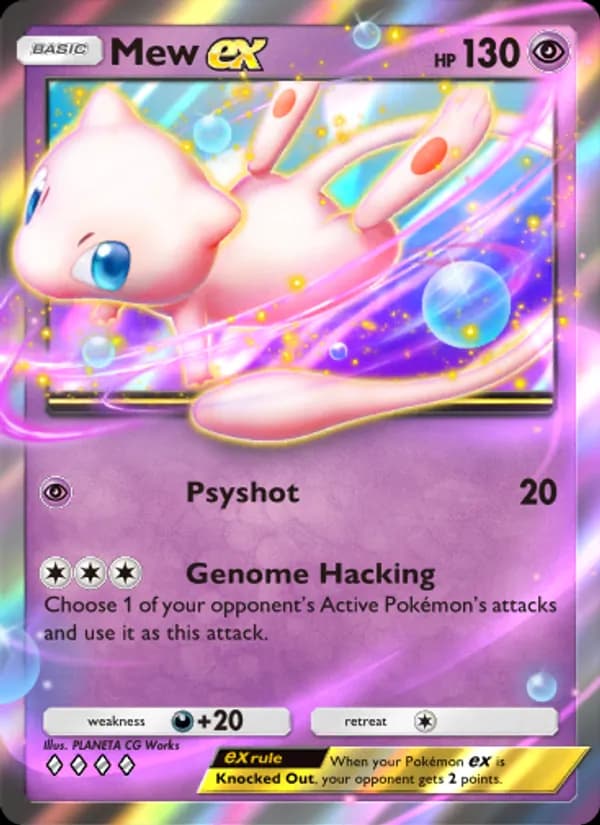 Mew ex — Mythical Island, Four Diamond
