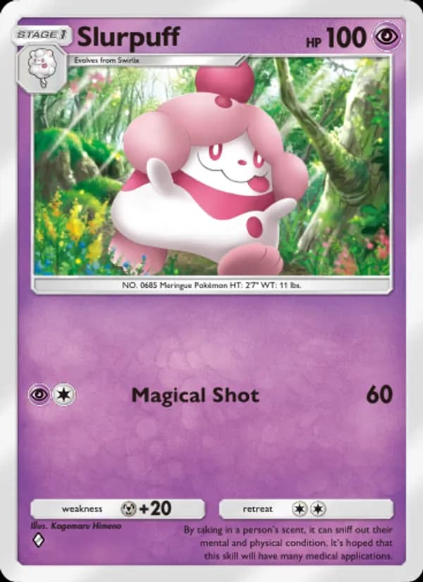 Slurpuff — Mythical Island, One Diamond