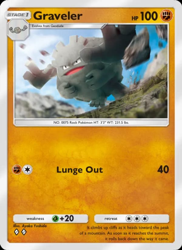 Graveler — Mythical Island, Two Diamond