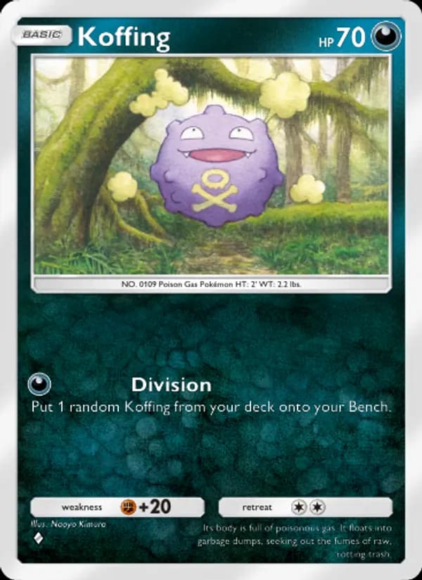 Koffing — Mythical Island, One Diamond