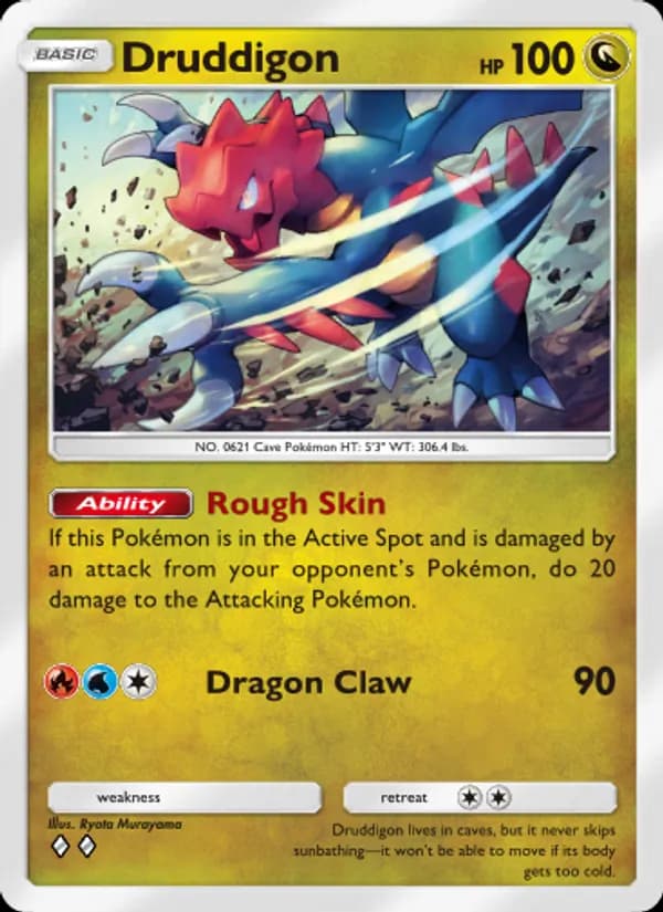 Druddigon — Mythical Island, Two Diamond