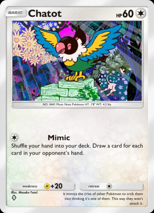 Chatot — Mythical Island, One Diamond