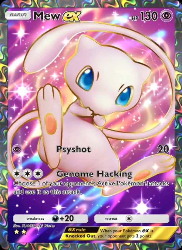 Mew ex — Mythical Island, Two Star