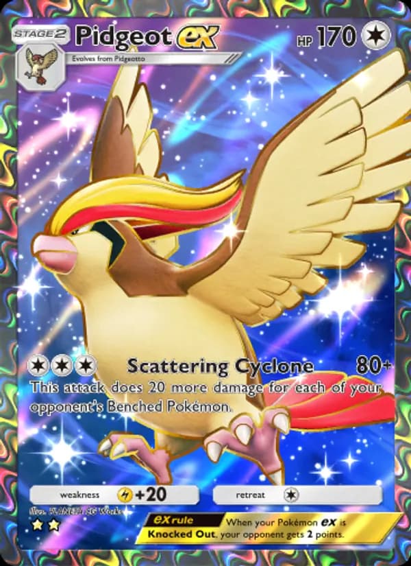 Pidgeot ex — Mythical Island, Two Star