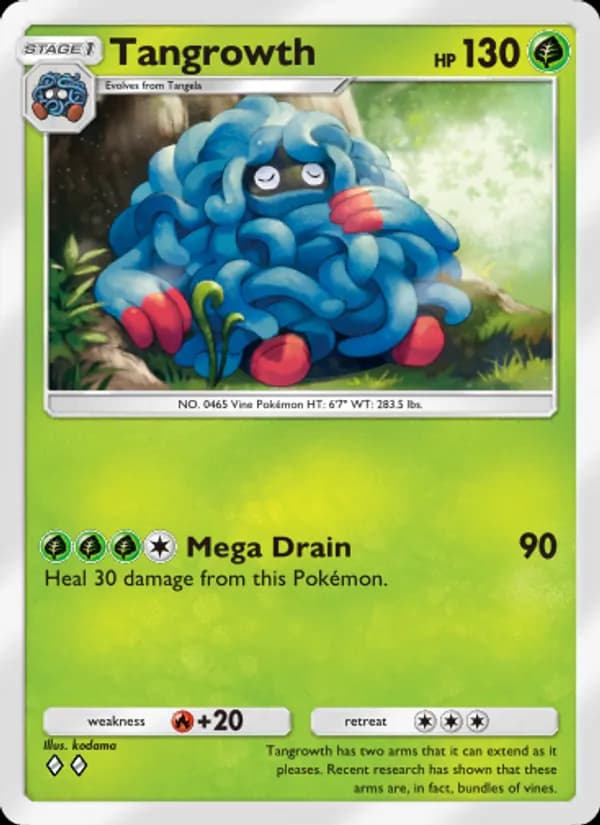 Tangrowth — Space-Time Smackdown, Two Diamond