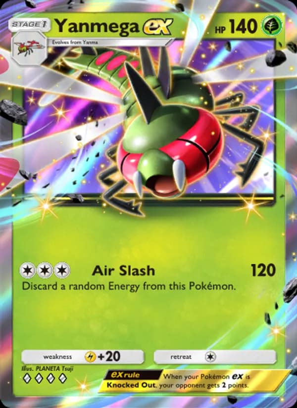 Yanmega ex — Space-Time Smackdown, Four Diamond