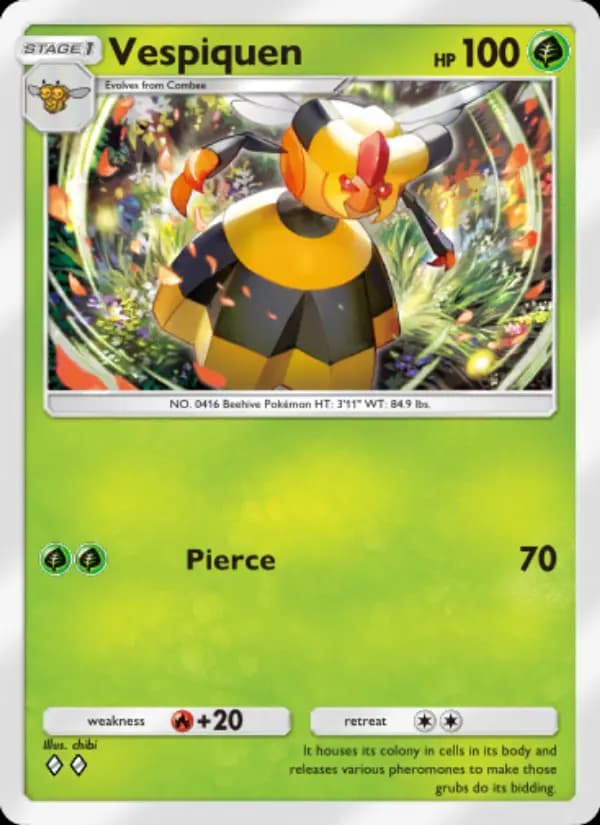 Vespiquen — Space-Time Smackdown, Two Diamond