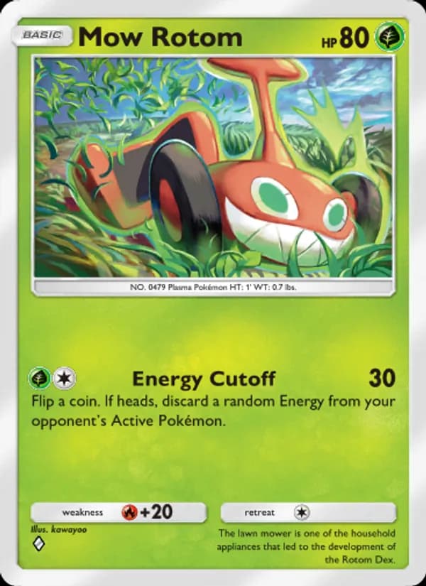 Mow Rotom — Space-Time Smackdown, One Diamond
