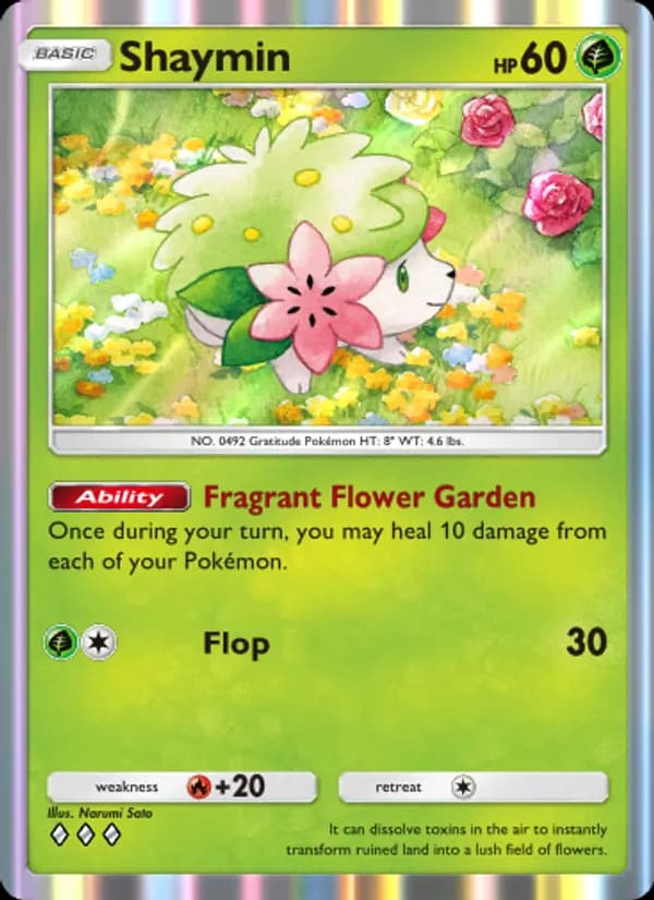 Shaymin — Space-Time Smackdown, Three Diamond
