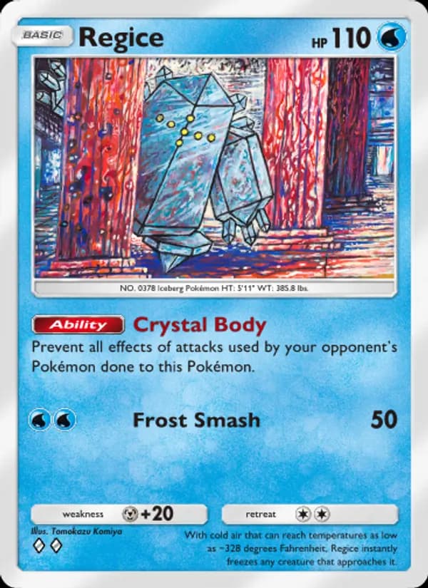 Regice — Space-Time Smackdown, Two Diamond