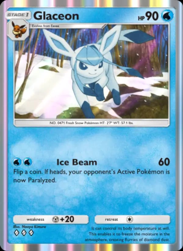 Glaceon — Space-Time Smackdown, Three Diamond