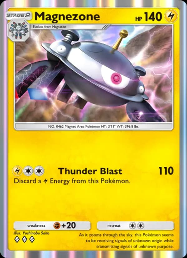 Magnezone — Space-Time Smackdown, Three Diamond