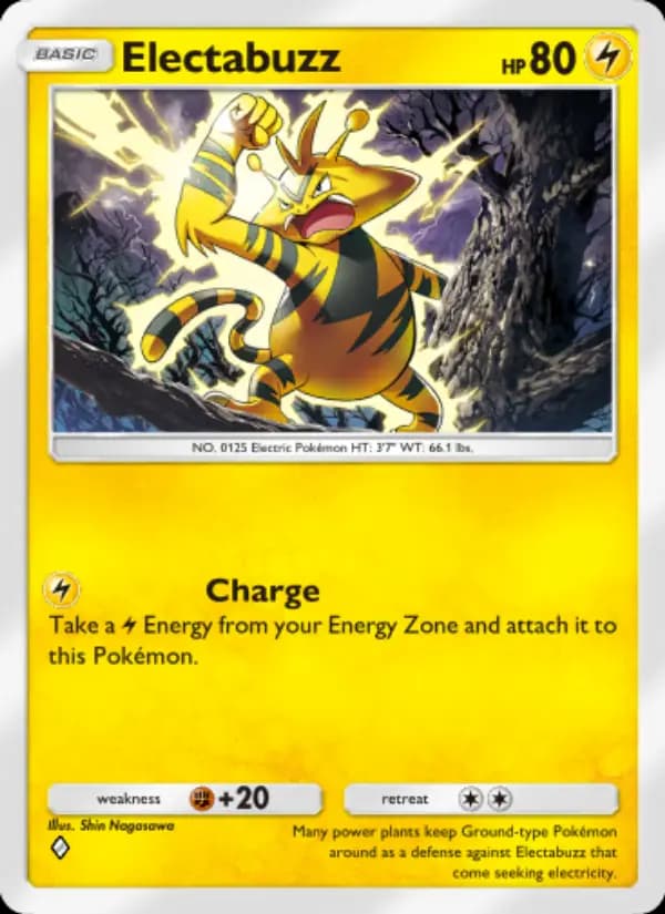 Electabuzz — Space-Time Smackdown, One Diamond