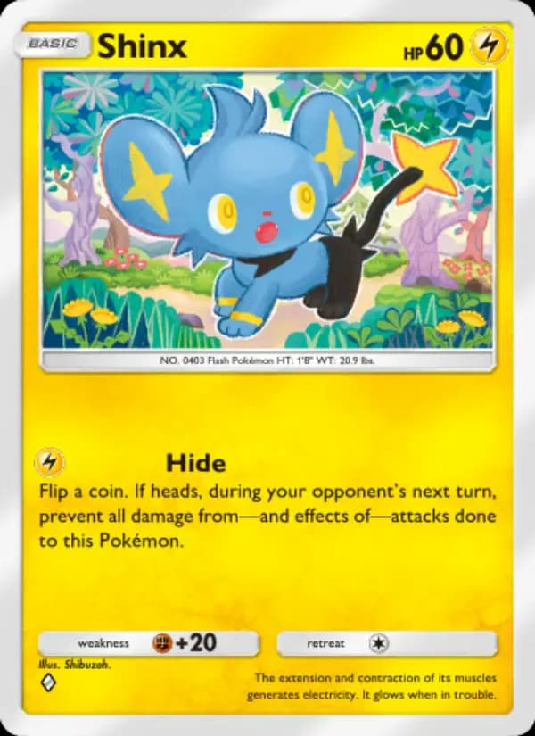 Shinx — Space-Time Smackdown, One Diamond