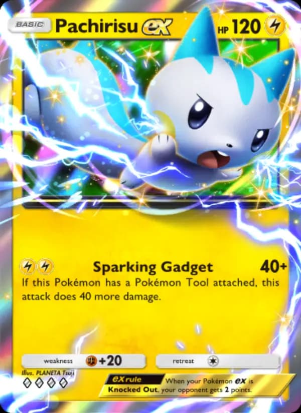 Pachirisu ex — Space-Time Smackdown, Four Diamond