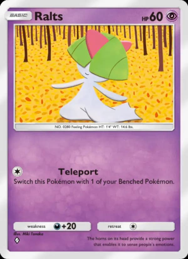 Ralts — Space-Time Smackdown, One Diamond